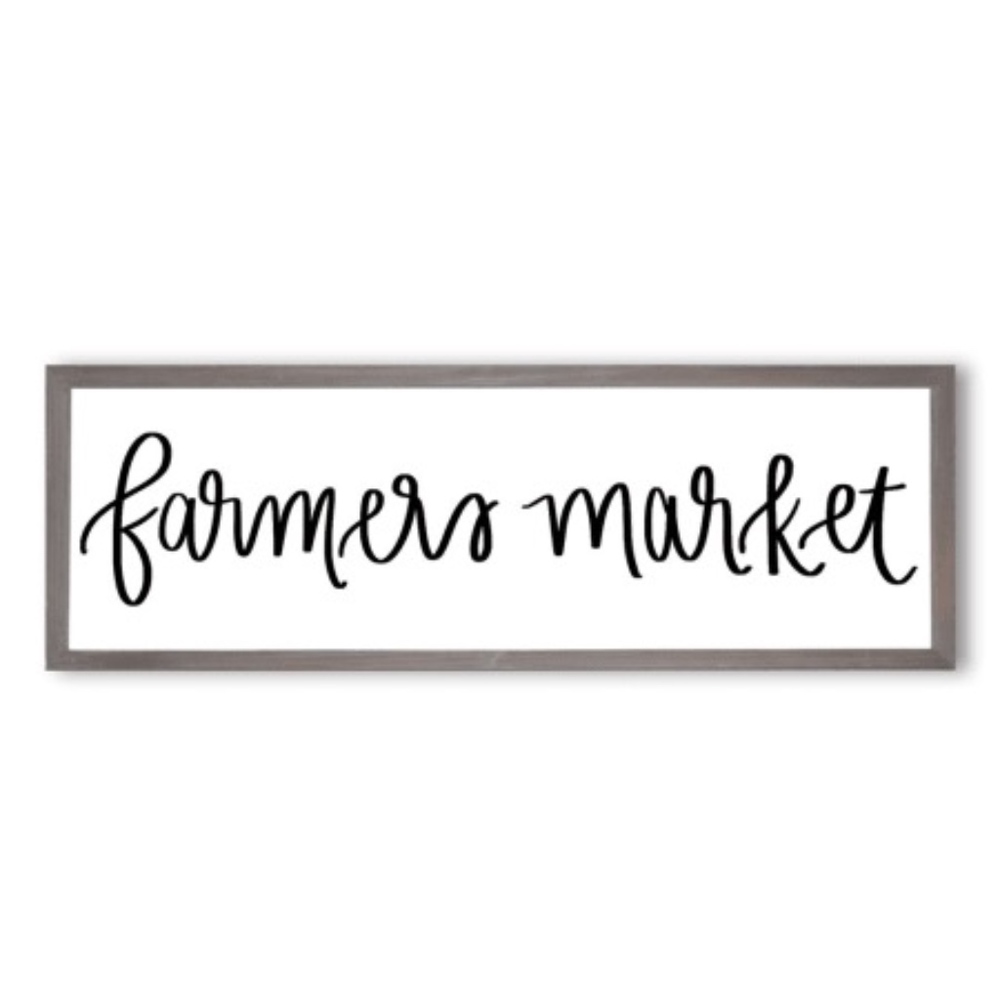Farmer's Market Sign